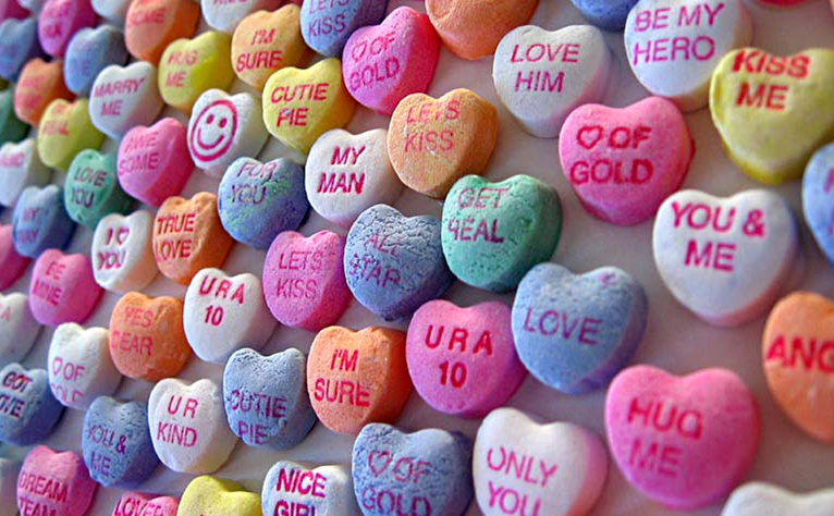 valentine candy header